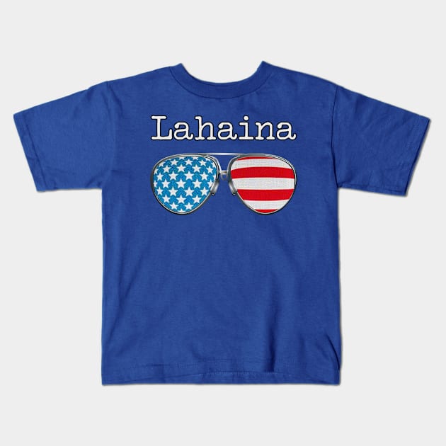 USA PILOT GLASSES LAHAINA Kids T-Shirt by SAMELVES